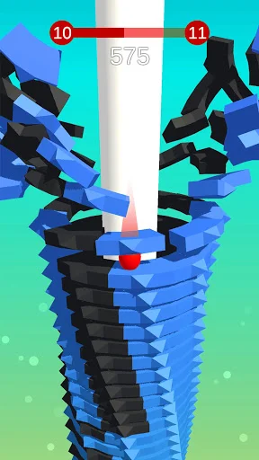 Gameplay screenshot 1 from Stack Ball - Crash Platforms - Arcade game