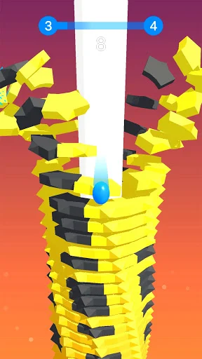 Gameplay screenshot 2 from Stack Ball - Crash Platforms - Arcade game